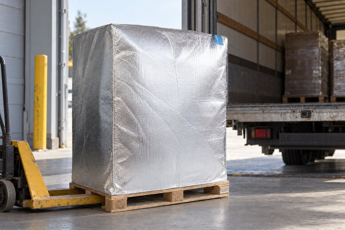 Buy an insulated pallet cover: euro and block pallet
